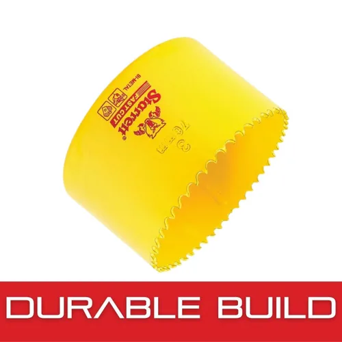Miniatura 4 de Starrett FCH0100-G - Sierra de agujero recto de corte rápido bimetálica con dientes HSS resistentes a la abrasión, ideal para cortar metal, acero