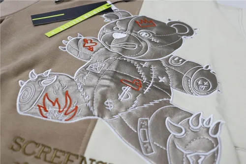 Miniatura 109 de SCREENSHOT Sudadera urbana de forro polar para hombre, diseño de dibujos animados de animación, parche bordado de gel