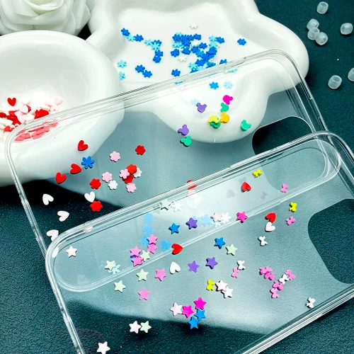 Miniatura 6 de Mulutoo Gránulos falsos de resina de 3.53 oz, chispas de caramelo falso, chispas de arcilla, chispas de polímero, rodajas de arcilla polimérica