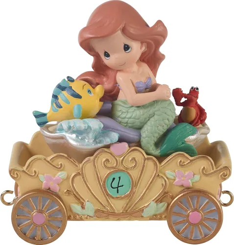 Miniatura 12 de Precious Moments Disney Showcase Collection 104405 figuras de resina "Now You're Three A Beauty You'll Always And Forever Be". Disney adornos de 3