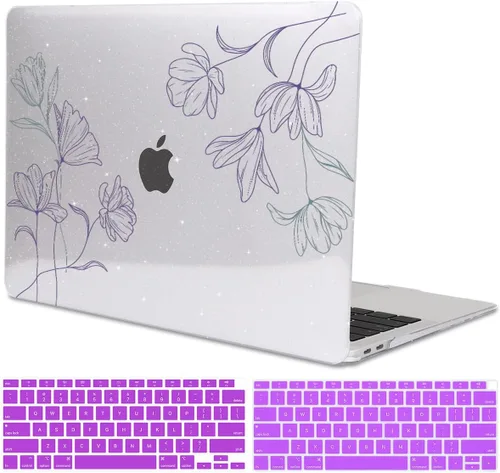 Miniatura 29 de Funda para MacBook Air de 13 pulgadas 2021 2020 2019 2018 para Mac A2337 M1 A2179 A1932 Funda con Touch ID, funda rígida de plástico