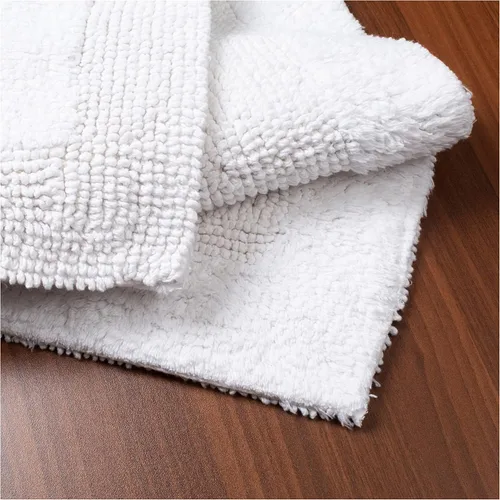 Miniatura 12 de Alfombra de baño de felpilla de algodón de 17 x 24 pulgadas, color beige, tapete de baño de felpa suave, ultra absorbente, de secado rápido, lavable