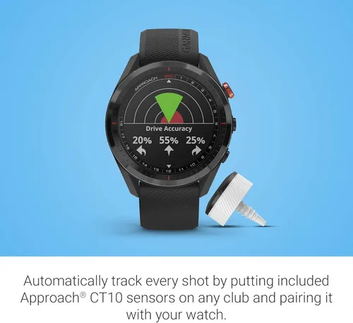 Miniatura 6 de Garmin Approach S62, reloj GPS de golf premium, organizador virtual incorporado Negro (Black Bundle)