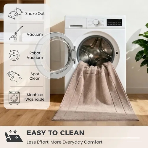 Miniatura 7 de PURRUGS Tapete para puerta que atrapa la suciedad, 20 x 31.5 pulgadas, antideslizante, lavable a máquina, tapete de entrada para perro, tapete