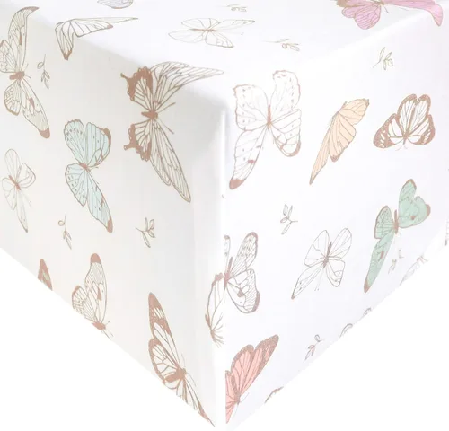 Miniatura 46 de Copper Pearl Sábanas de punto prémium para cuna de bebé para colchones estándar, transpirables y suaves, trucha