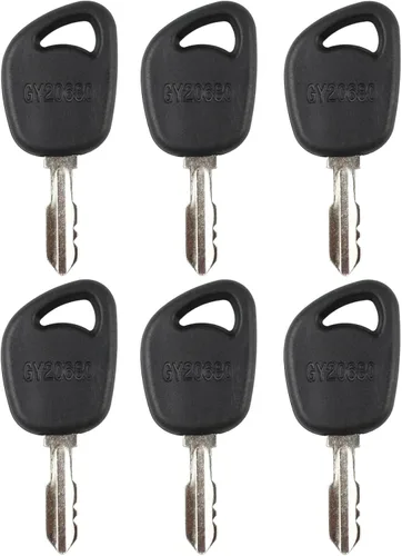 6 piezas de llaves de encendido de cortacésped GY20680 de reemplazo para John Deere 1026R 2025R 2026R LA LT SST X Series 1026R L100 L108 L111 L118