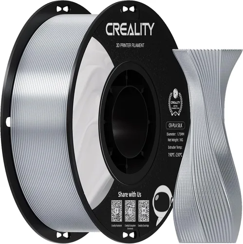 Miniatura 45 de Creality Filamento de madera PLA de 4.4 lbs, filamento de impresora 3D de 0.069 in, textura seda suave, dureza, filamento de impresión de carrete