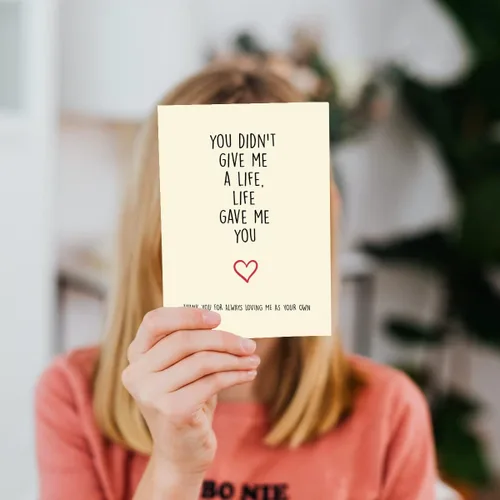 Miniatura 5 de Cheerin Tarjeta de felicitación con sobre, tarjeta del día más dulce para padres, tarjeta de agradecimiento para mamá y papá, tarjeta