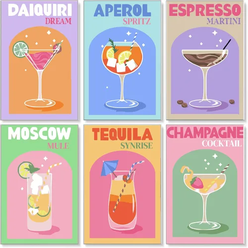 Miniatura 11 de Jethami Paquete de 6 pinturas por números para adultos principiantes, fácil de pintar con gato negro, kit de arte de lienzo para decoración de pared