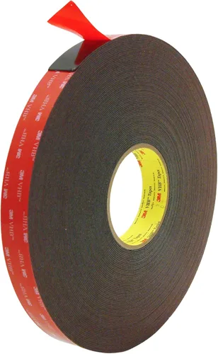 Miniatura 2 de 3M 5952 VHB - Cinta adhesiva: 1/2 pulgada. x 15 pies. (Negro)