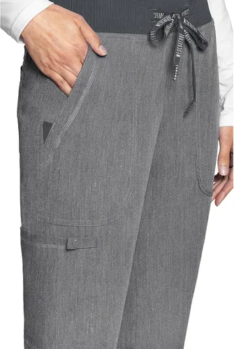 Miniatura 3 de Med Couture Pantalones de Uniforme Médico (Scrubs) para Mujeres Pantalones Cargo Jogger con 5 Bolsillos, Ligeros, Ultra Suaves, Tela Elástica