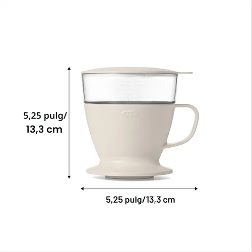 Miniatura 2 de OXO Good Grips Vierta sobre el fabricante de café con el tanque de agua, Coffee Maker, vertido, Blanco