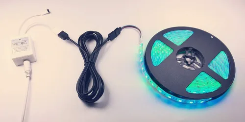 Miniatura 4 de Cable de extensión de tira LED RGB de 3.3 ft, 3.3 pies, 4 pines, cinta LED, cable de extensión de cinta LED, extensor de banda LED, cable