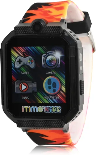 Reloj inteligente para niños con cámara, altavoz, sensor de temperatura corporal, contador de pasos podómetro, cronómetro, reproductor de música,