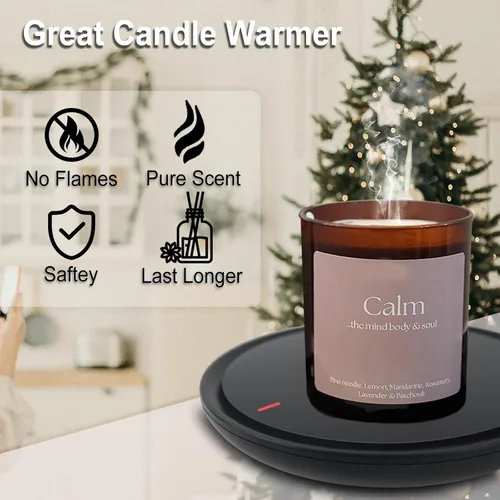 Miniatura 2 de Calentador de velas y café para escritorio - Apagado automático