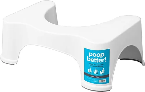 Miniatura 11 de Squatty Potty The Original - Taburete de inodoro para baño, color gris, 9 pulgadas