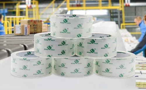 Miniatura 5 de BOMEI PACK Cinta de embalaje transparente, rollos de repuesto de cinta de embalaje, 6 rollos de 2 mil x 1.88 pulgadas, 60 yardas para sellar, mudar