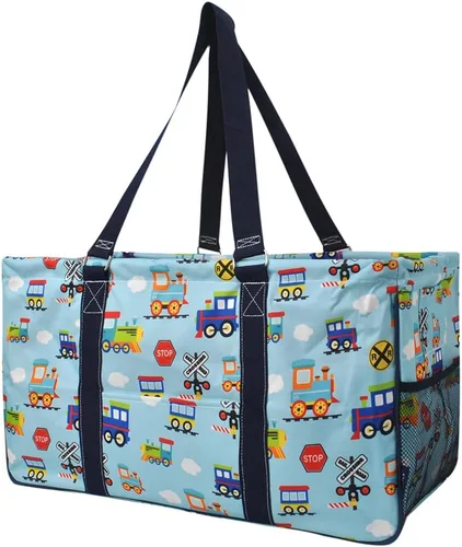 Miniatura 38 de NGIL Bolsa de comestibles reutilizable extra grande plegable de gran tamaño para comestibles, almacenamiento, picnic, playa, Flecha-negro