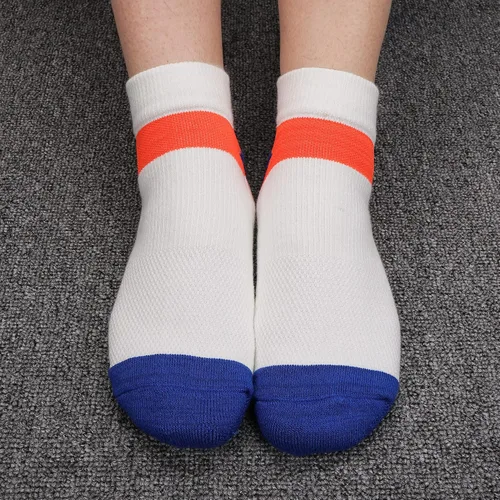Miniatura 5 de 3 Pairs Men Compression Socks Thicken Ventilation Sweat-absorbent Support for Badminton Athletic Running Cycling