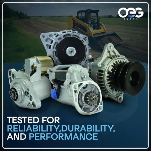 Miniatura 8 de OEG Parts Nuevo arrancador compatible con motor Perkins CAT Skid Steer 3cyl 4cyl 1850866, 3335930, 0001109035, U5MK8261, U85086710, U85086770