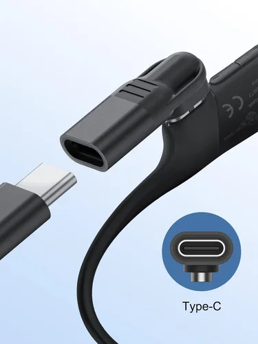 Miniatura 3 de seynli [Paquete doble] Adaptador USB C Convertidor de cargador para auriculares Aftershokz, compatible con Shokz Aeropex, OpenRun, OpenRun Pro