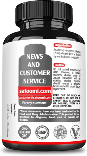 Miniatura 9 de Satoomi NAD nicotinamida ribósido - Suplemento NR 1000mg - 60 unidades durante 30 días