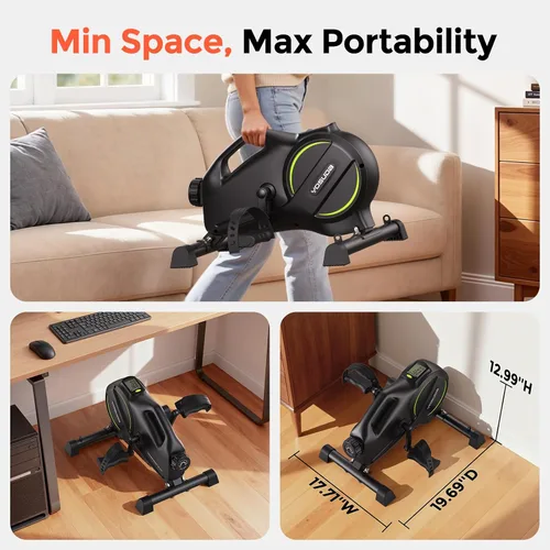 Miniatura 3 de YOSUDA Under Desk Bike Pedal Exerciser - Magnetic Mini Exercise Bike, Desk Pedal Bike for Home/Office Workout