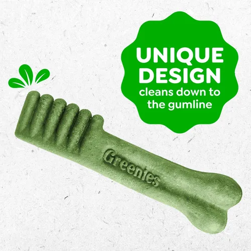 Miniatura 11 de Greenies Golosinas dentales naturales para perros adultos recomendadas por veterinarios, tamaño Teenie, sabor a arándano azul, paquete de 12 oz., 43