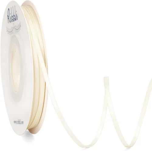 Miniatura 24 de Ribbli - Cinta de satén de doble cara dorada, 1/8 pulgadas x 50 yardas, uso para ramo de lazos, envoltura de regalos, decoración de tarjetas