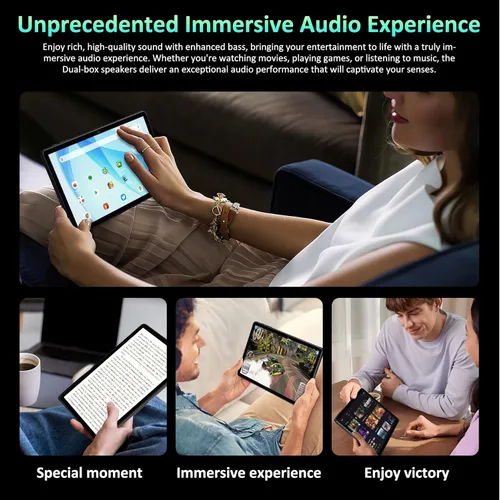 Miniatura 7 de TOPWAH - Tableta Android de 11 pulgadas con teclado, 36 GB de RAM + 256 GB de ROM (expansión de 1 TB), tabletas de pantalla ISP 2K, 8000 mAh, T606
