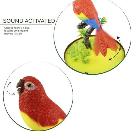 Miniatura 2 de Haktoys funciona con pilas, pájaros que cantan, Parent