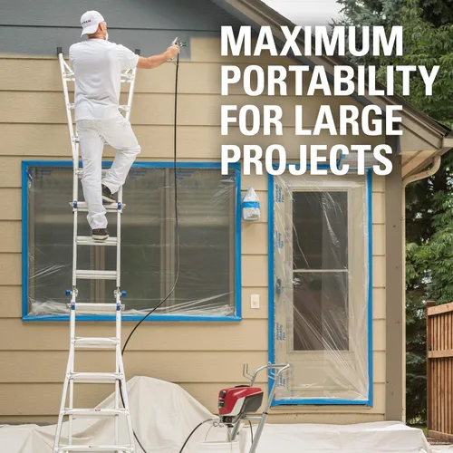 Miniatura 5 de Titan ControlMax 1500 0580005 Rociador de pintura sin aire de alta eficiencia, la tecnología HEA disminuye el exceso de pulverización hasta un 55%