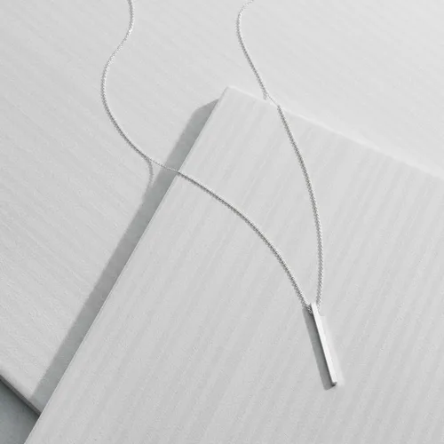 Miniatura 7 de Silpada Minimalist Vertical Bar Pendant in Sterling Silver
