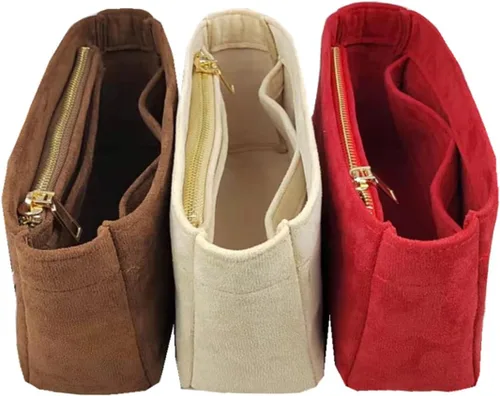 Miniatura 4 de Lckaey Inserto organizador de bolso, utilizado para el nuevo bolso de forro Diane stick liner bolsa de almacenamiento y clasificación2072Beige