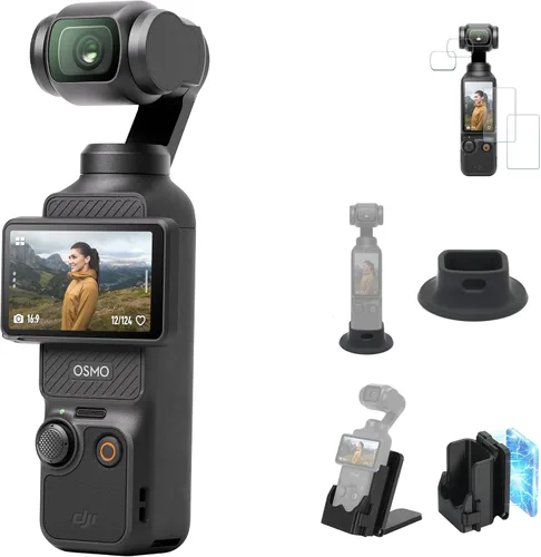 Miniatura 11 de DJI Osmo Pocket 3 Creator Combo, cámaras de vlogging con CMOS de 1 pulgada, cámara de vlog 4K/120fps, estabilización de 3 ejes, seguimiento