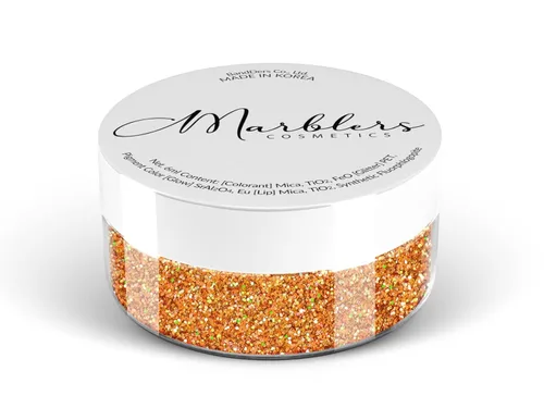 Miniatura 145 de MARBLERS Brillantina de forma gruesa de grado cosmético [estrella] 0.11 onzas (0.11 oz) Escamas No tóxica Vegana Libre de crueldad animal