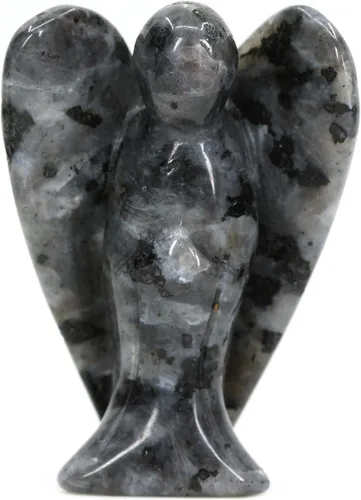 Miniatura 3 de Estatua de ángel de la guardia, tallada en gema de 1,5 pulgadas