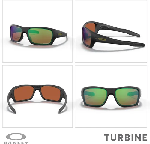 Miniatura 17 de Oakley Turbine OO9263 - Gafas de sol rectangulares para hombre, correa + paquete con kit de gafas de diseñador iWear