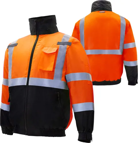 Miniatura 2 de Jorestech- Chaqueta impermeable de alta visibilidad ANSI/ISEA 107-2015 Clase 3, nivel 2. Naranja
