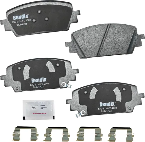 Miniatura 178 de Pastillas de freno delanteras cerámicas Bendix Priority1 CFC2302 para Hyundai Elantra 2021, Sonata 2022-2020, Kia K5 2023-2021