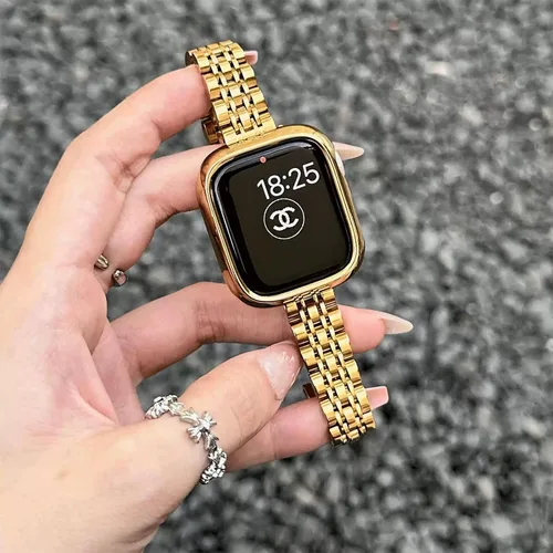 Miniatura 9 de Slim Metal Band Compatible with Apple Watch Bands for Women, Series 11/10/9/8/7/6/5/4/3/2/1/SE, 46/42mm (S11/10), 45/44/42mm, 41/40/38mm Stainless