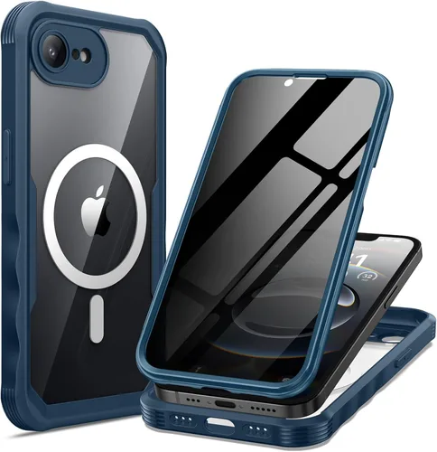 Miniatura 11 de seacosmo para iPhone Air Funda, Carcasa Completa con Protector de Privacidad de Vidrio Templado 9H Integrado y Protector de Lente de Cámara