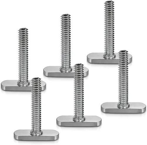 Miniatura 5 de 9002 Hardware de tuercas de perilla de kayak, tornillos de pista de riel de kayak tuercas de pista, tornillos de kayak de acero inoxidable, piezas