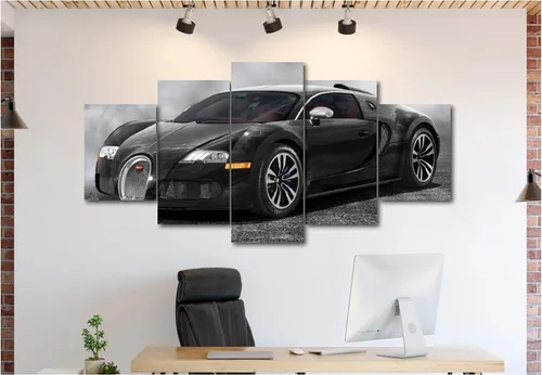 Miniatura 20 de 5 pósteres de lona de lujo de autos deportivos, superdeportivo, exótico, de lujo, moderno, decoración de pared