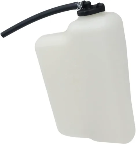 Miniatura 4 de CarPartsDepot Tanque de recuperación de refrigerante del motor Depósito de expansión Depósito de botella con tapa y manguera de plástico compatible