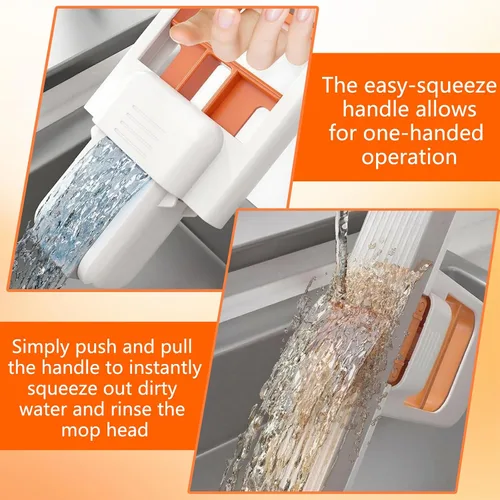 Miniatura 5 de Mini trapeador de escritorio plegable – Mopa de esponja portátil para espacios pequeños, fregona de mano para baño, cocina, encimeras y azulejos