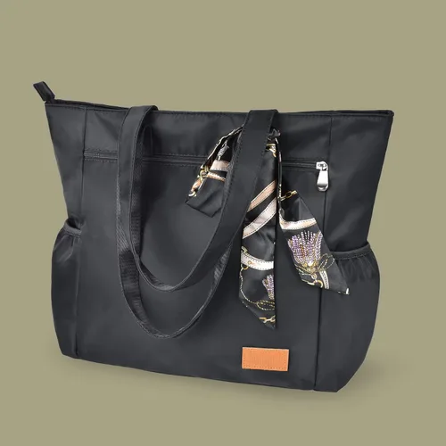 Miniatura 78 de CLOUDMUSIC Bolsa de hombro para enfermeras, profesores, trabajo, gimnasio, viajes, playa, mujeres, con gran capacidad, impermeable