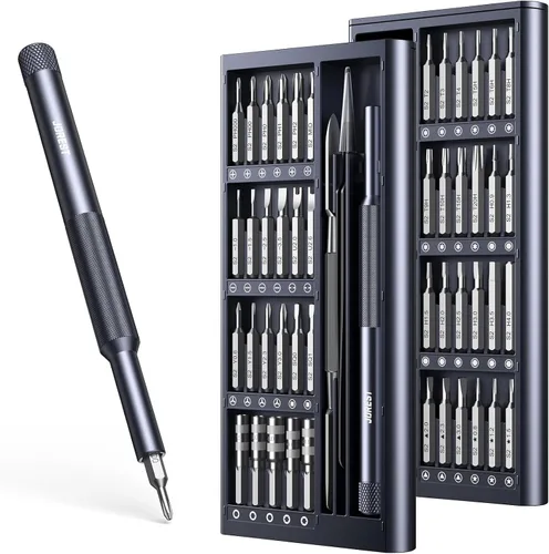 JOREST Juego de destornilladores de precisión 50 en 1 con Torx de seguridad, mini kit de reparación magnético para Macbook, laptop, PS4, PS5,