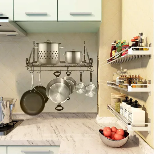 Miniatura 3 de Paquete de 30 ganchos negros en S de acero para colgar ganchos en S resistentes de metal para ollas de cocina, ganchos de armario para colgar