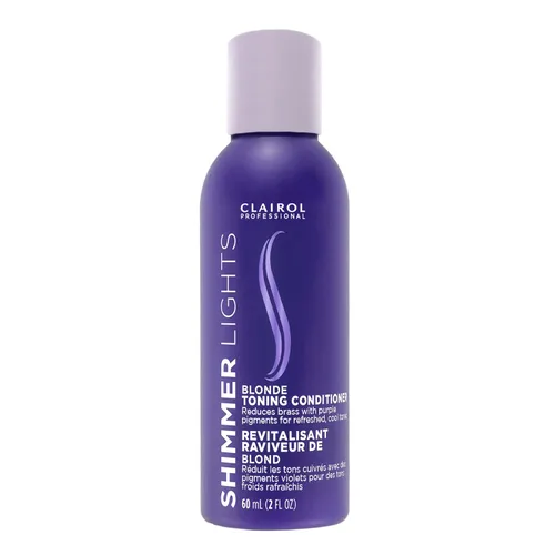 Miniatura 14 de Clairol Professional Shimmer Lights Purple Conditioner Neutralizes Brass & Yellow Tones For Blonde, Silver, Gray & Highlighted Hair